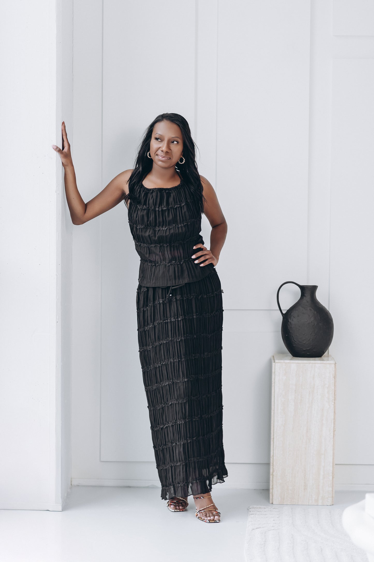 Priscilla Backless 2 Piece Set